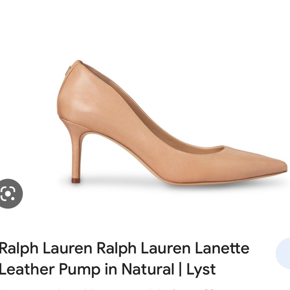 Lauren Ralph Lauren Lanette Leather Pump Heels